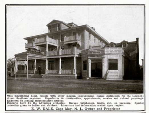 An advertisement for Hotel Dale in the August 1912 issue of The Crisis. Photo sourced from The Modernist Journals Project (searchable database). Brown and Tulsa Universities, ongoing. www.modjourn.org